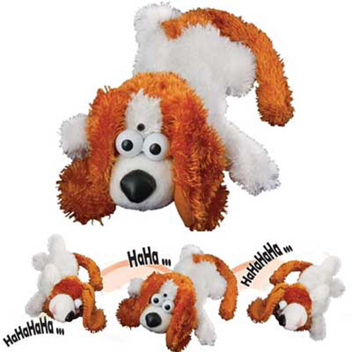 Chuckle Buddies Laughing Rolling Dog