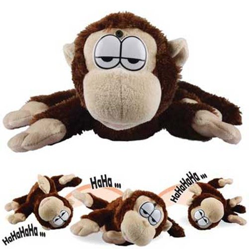 Chuckle Buddies Laughing Rolling Monkey