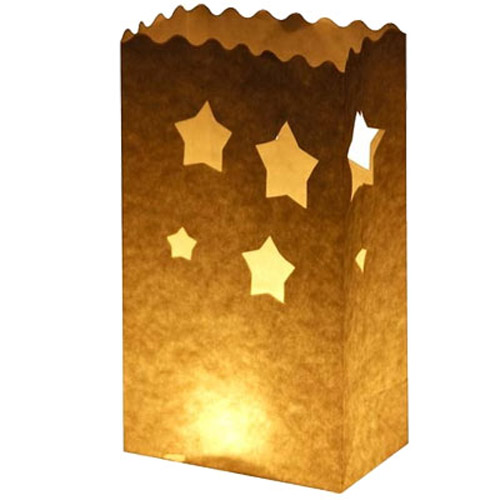 Candle Bags - Star Design 5 pack