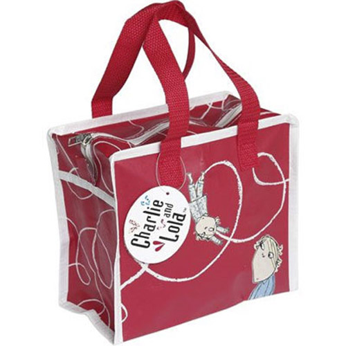 Charlie & Lola Lunch Bag - Red