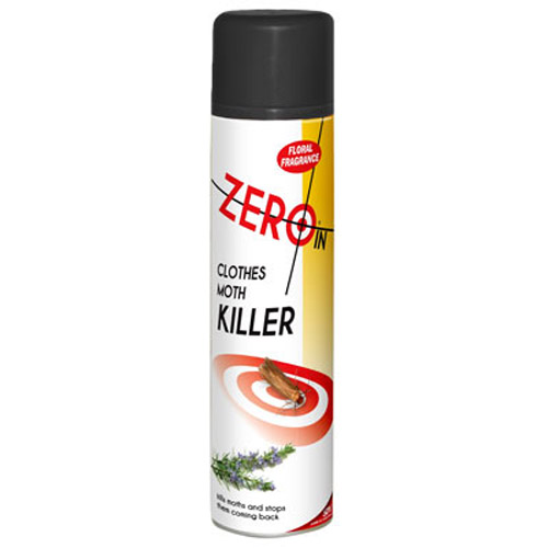ZeroIn Clothes Moth Insect Killer Aerosol Spray - 300ml