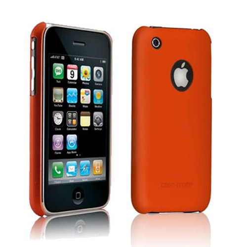 Case-Mate Barely There Rubber Case for iPhone 3G/3GS - Orange