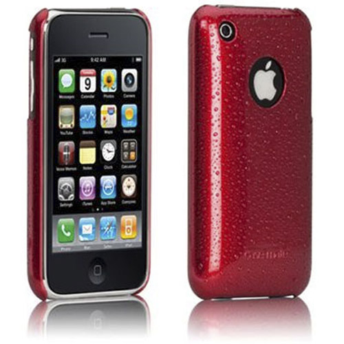 Case-mate for iphone 3G/3GS Barely There Glossy Cases - Wet Red