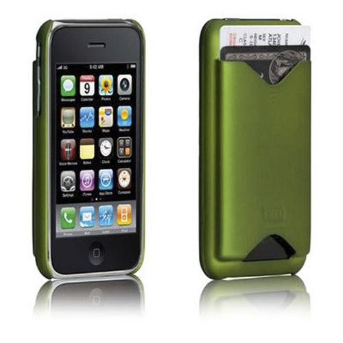 Case-Mate Credit Card ID Case For iPhone 3G / 3GS - Green