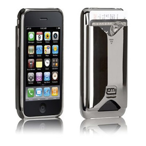 Case-Mate Credit Card ID Case For iPhone 3G / 3GS - Silver