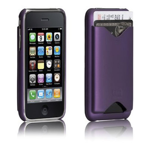 Case-Mate Credit Card ID Case For iPhone 3G / 3GS - Purple
