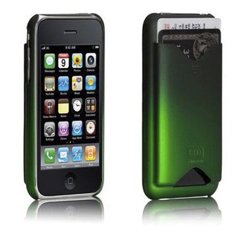 Case-Mate Credit Card ID Case For iPhone 3G / 3GS - Royal Green