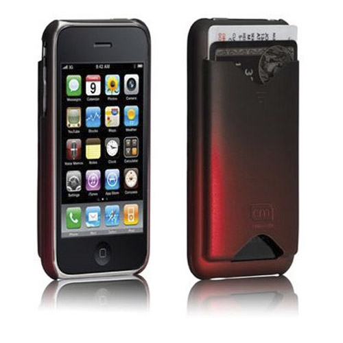 Case-Mate Credit Card ID Case For iPhone 3G / 3GS - Royal Red