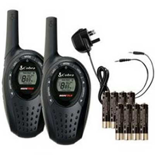 Cobra MT600 2 PMR Walkie Talkie Radios Value Pack