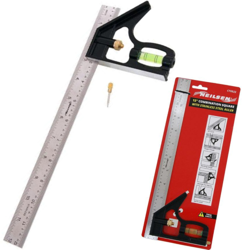 12inch Combination Engineers Square Measure Rule Scriber