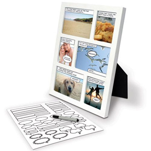 Novelty Multi Picture Com ic Book Strip Photo Picture Frame