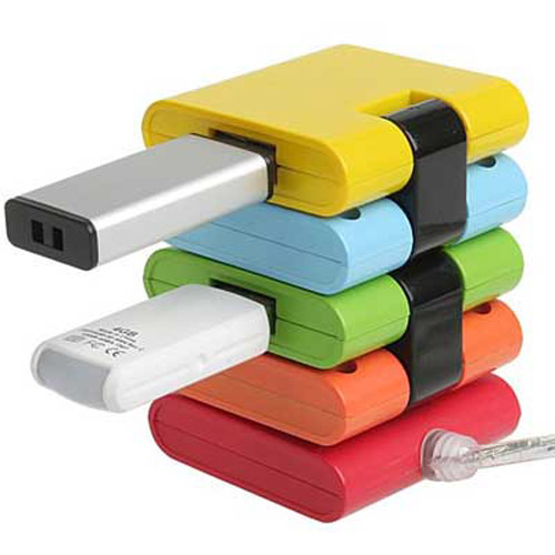 High Speed USB 2.0 Compressor 4 Port Hub - Ultra Fast