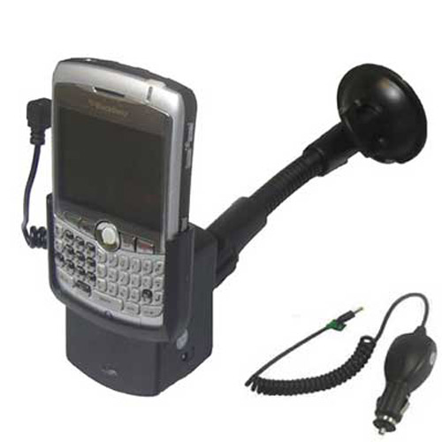 Windscreen Suction Car Holder Charger For Blackberry 8300 Curve