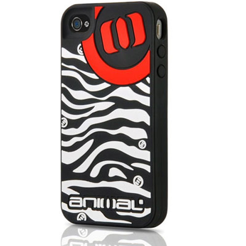 Contour Animal Zebra - Silicone Case For iPhone 4
