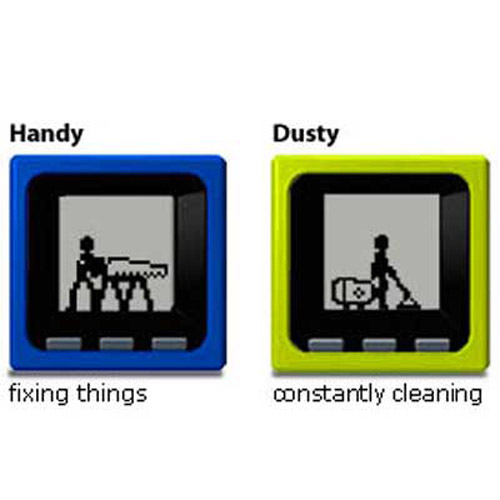 Cubeworld Series 2 Clean Freak (Dusty) & DIY Expert (Handy)