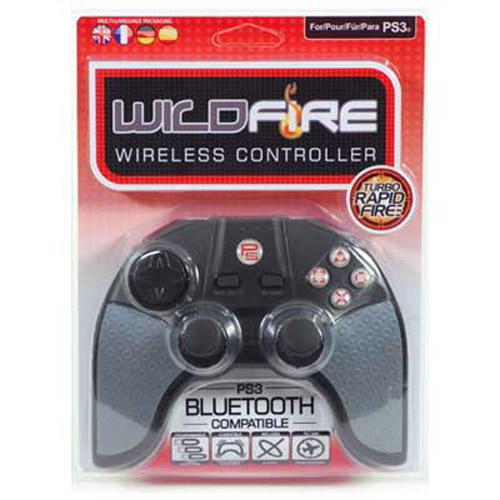PS3 Dual Shock Six Axis Wildfire Bluetooth Controller