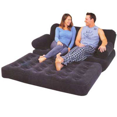 Double Inflatable Sofa Bed with Electric Pump
