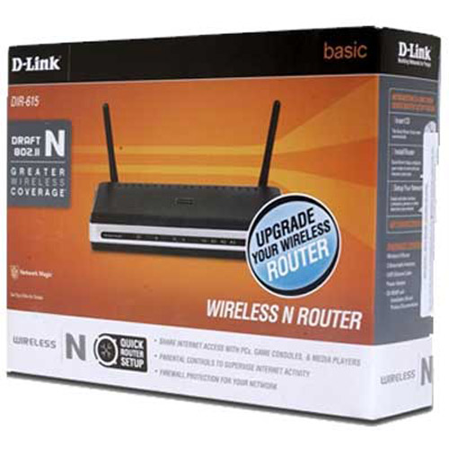 D-link Dir-615 Wireless N Home Router With 4 Port 10/100 Switch