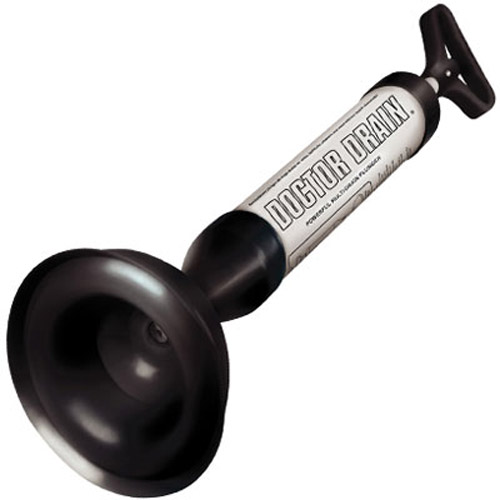 Doctor Drain Powerful Bathroom Plunger - No Mess Or Chemicals