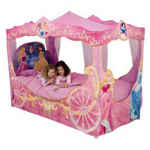 Disney Princess Light Up Four Poster Carriage Canopy