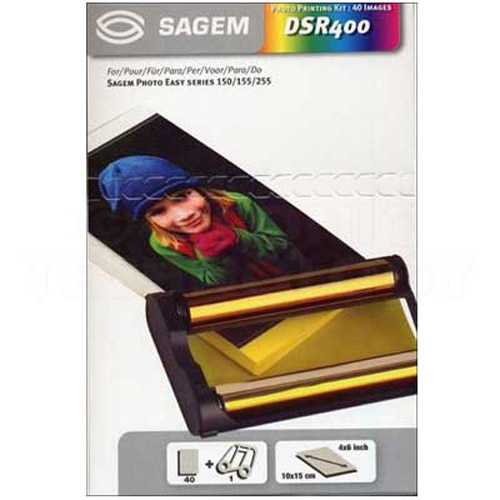 DSR400 - Sagem Photo Easy Series Printing Kit (40 Sheets)