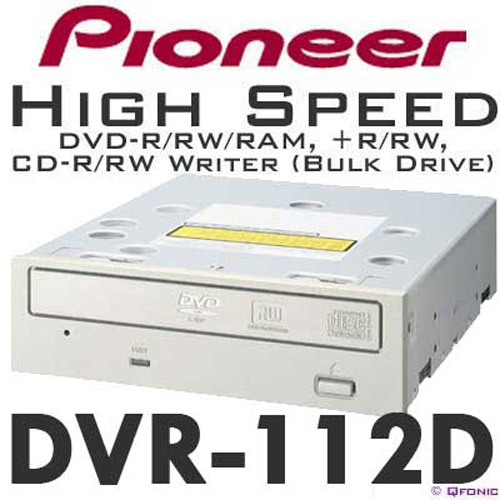 Pioneer DVR-112D 18x18 DVD�RW Dual Layer ReWriter - (Beige)