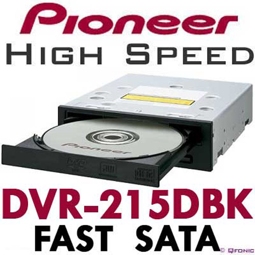 Pioneer DVR-215DBK 20x Int. DVDRW Black Bare SATA