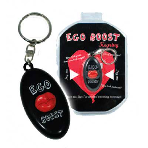 Ego Boost Keyring - Novelty Talking Keyring.. Feel Great!