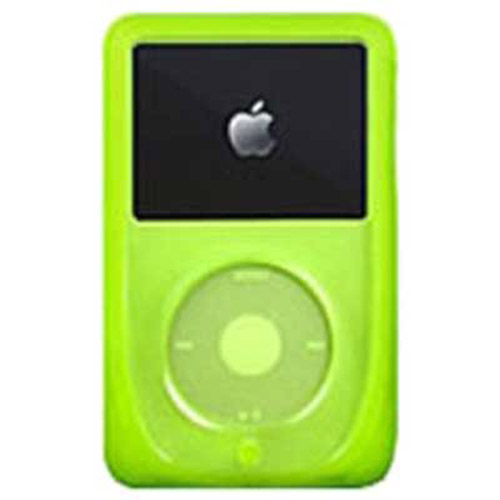 iSkin eVo3 Silicone Skin Case for Apple iPod 5G 60/80GB - Green