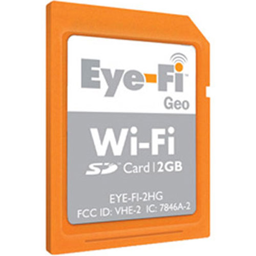Eye-Fi Wi-Fi Geo 2GB Wireless SD Memory Card