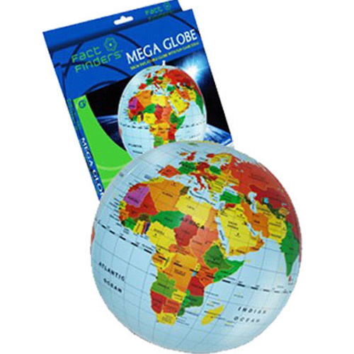 Fact Finders Inflatable Mega Globe - 50cm