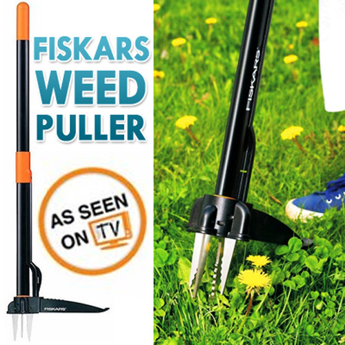 NEW Fiskars Lawn Garden Weeder Weed Puller Gardening Tool AS SEEN ON TV