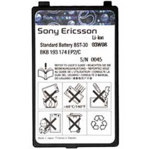 Genuine Sony Ericsson BST-30 battery K700