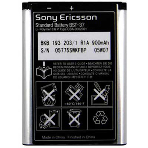 Genuine Sony Ericsson BST-37 battery K750I/W800I