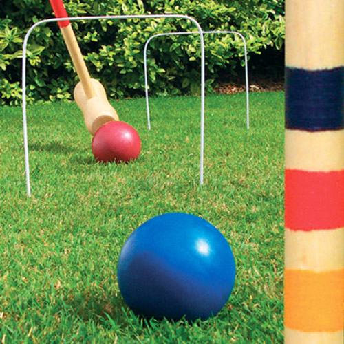 Family Garden 4 Player Croquet Outdoor Game Set