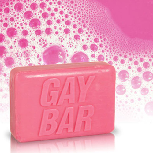 Novelty Gift Pink Rose Scented Gay Bar Soap