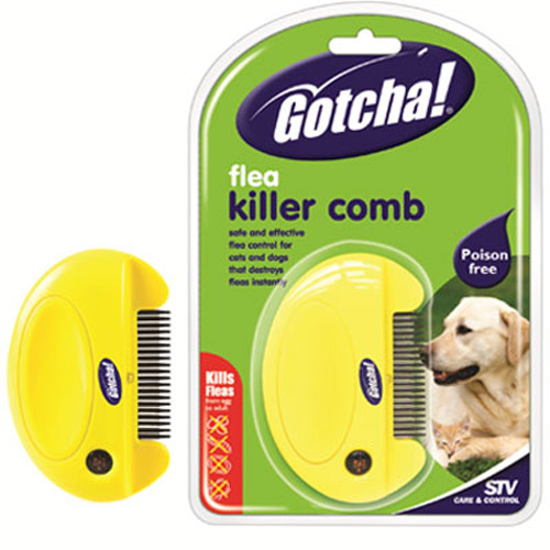 NEW GOTCHA! ELECTRIC FLEA KILLER COMB FOR CATS & DOGS eBay