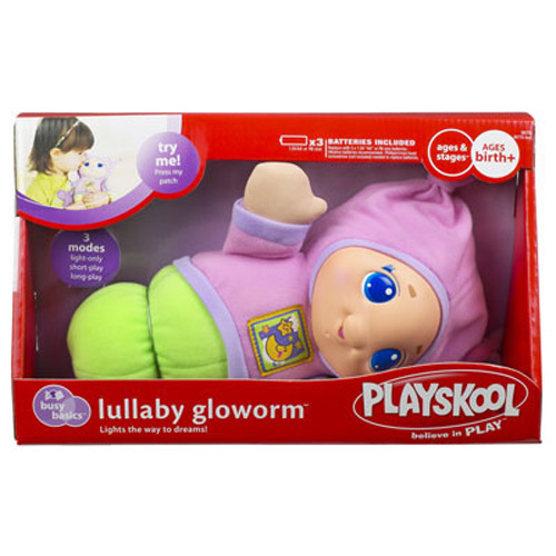 Playskool Lullaby Gloworm Cuddly Nightlight - Pink