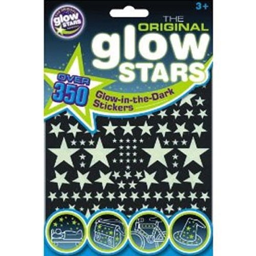 350 Original Glow In The Dark Stars (Rocket, UFO, Moon)