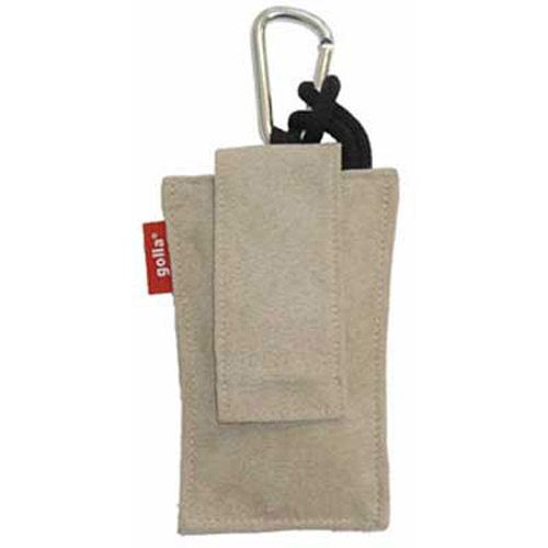 Golla Beige Suede Mobile Bag