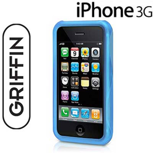 Iphone Blue on Griffin Wave Case For Iphone 3g Blue