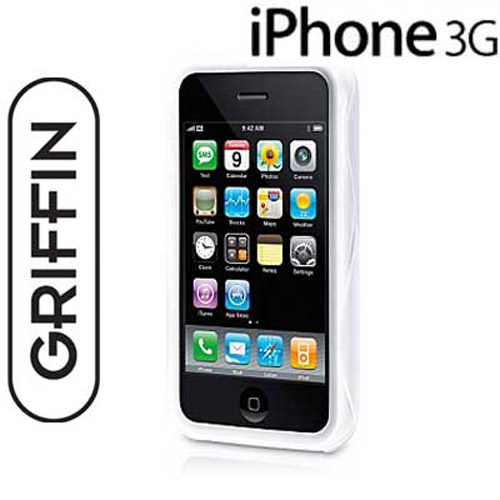 Griffin Wave Case for iPhone 3G - White