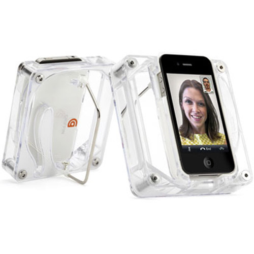 AirCurve Play - Acoustic Amplifier For iPhone 4 - Translucent
