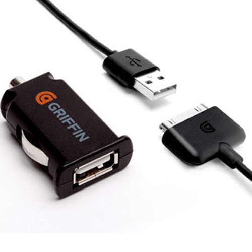 Griffin PowerJolt Micro for iPad/iPhone/iPod - Black