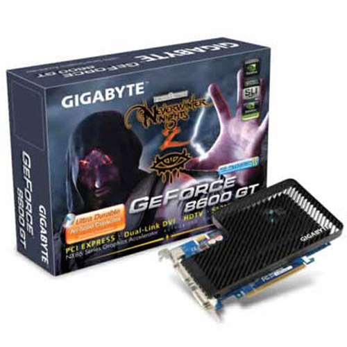GIGABYTE NVIDIA GeForce 8600GT 512MB Graphincs Card
