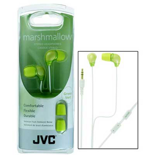 JVC - HA-FX33 - Marshmallow Earbuds - Green