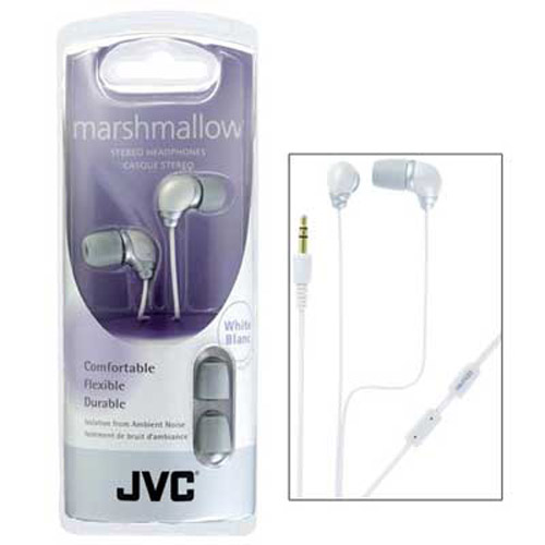 JVC - HA-FX33 - Marshmallow Earbuds - White