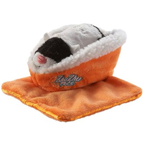 Go Go Zhu Zhu Pets Hamster Accessory Pack Bed & Blanket - Orange