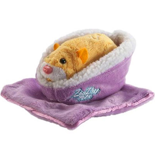 Go Go Zhu Zhu Pets Hamster Accessory Pack Bed & Blanket - Purple