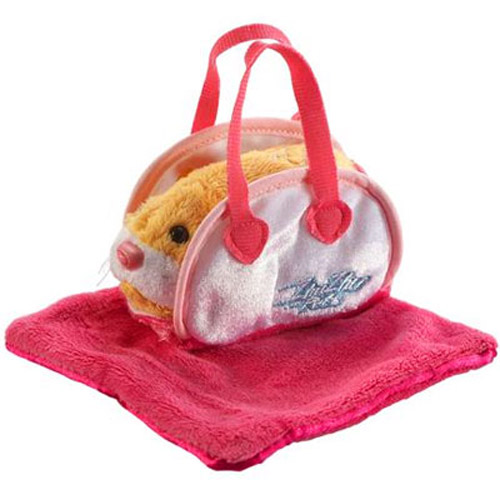 Zhu Zhu Pets Hamster Accessory Pack Carrier & Blanket - Pink